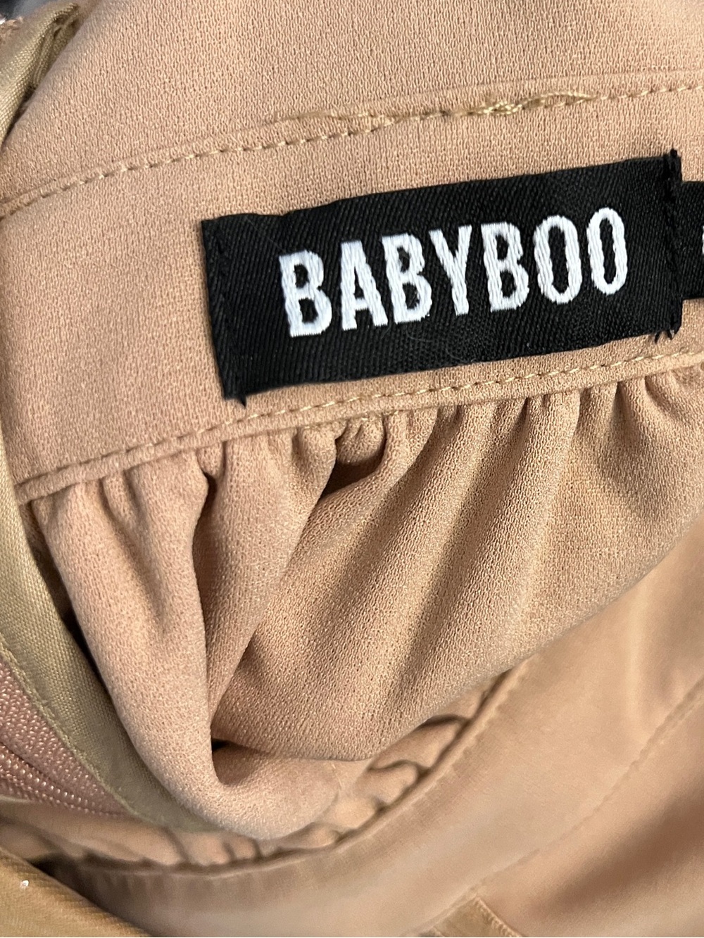 BABY BOO PIPPA MINI DRESS, S, GOLD SPARKLE - Picture 9 of 10